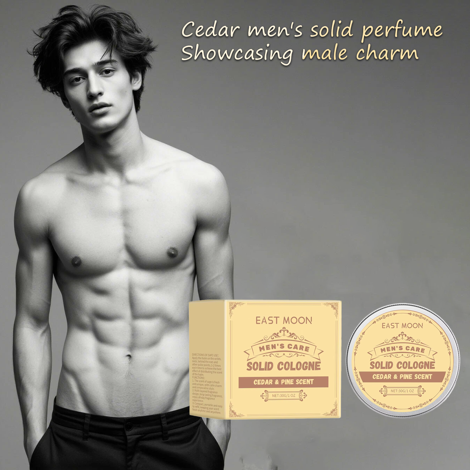Cedar Wood Men's Solid Cologne - Perfume Fragrance List บทวิจารณ์และราคา