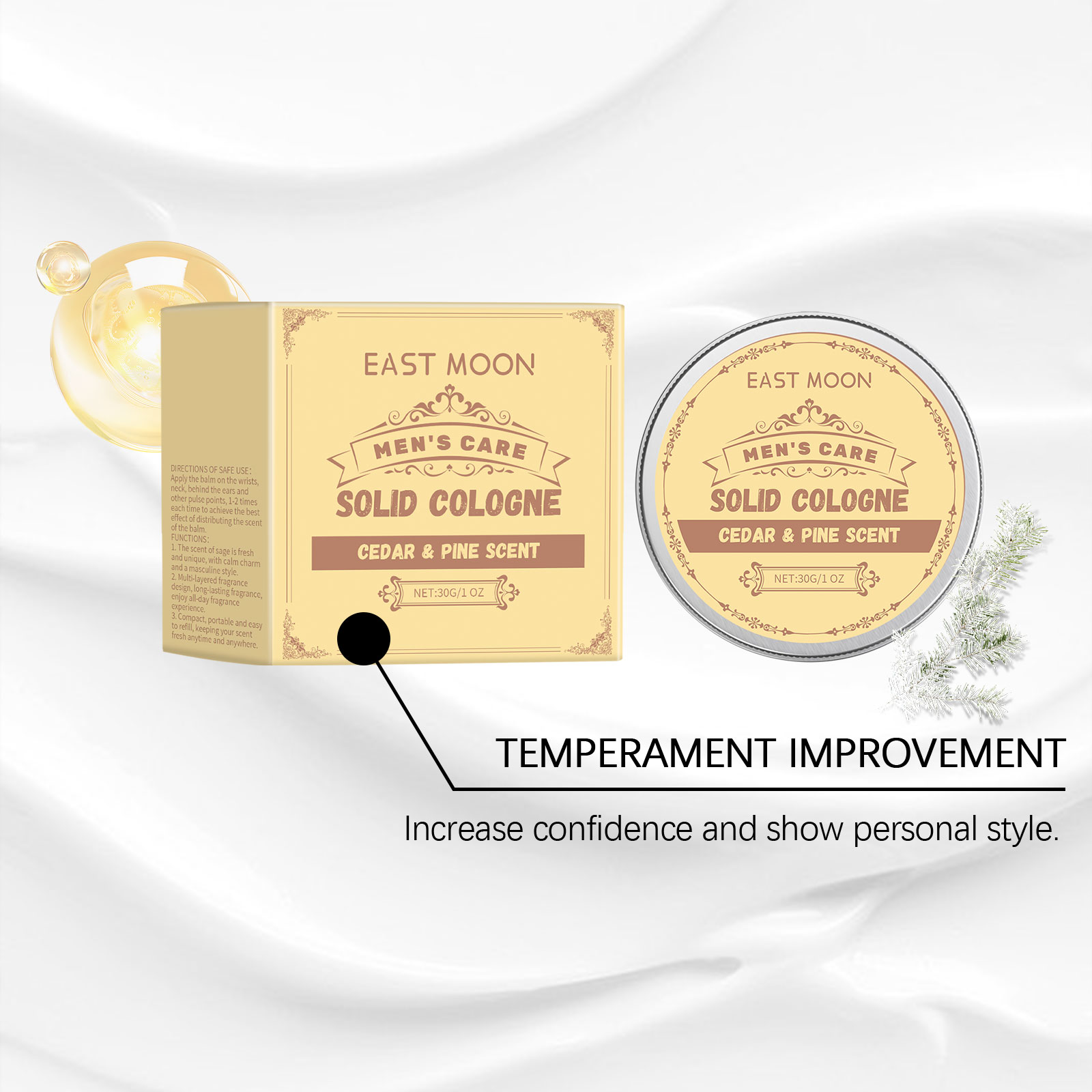 Cedar Wood Men's Solid Cologne - Perfume Fragrance List บทวิจารณ์และราคา