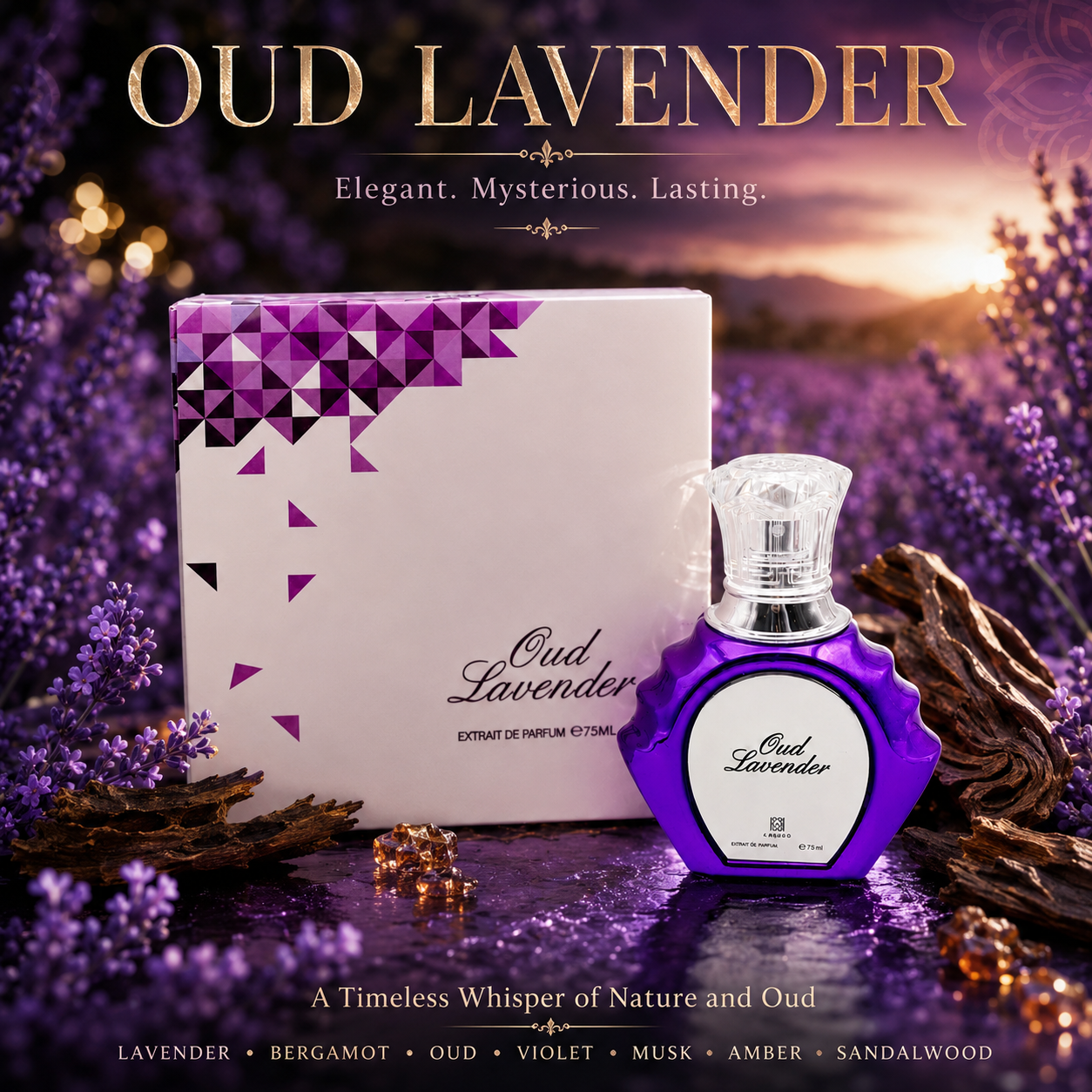 Lux Oud Lavender Extrait De Pa - Perfume Adrien Fragrance บทวิจารณ์และราคา