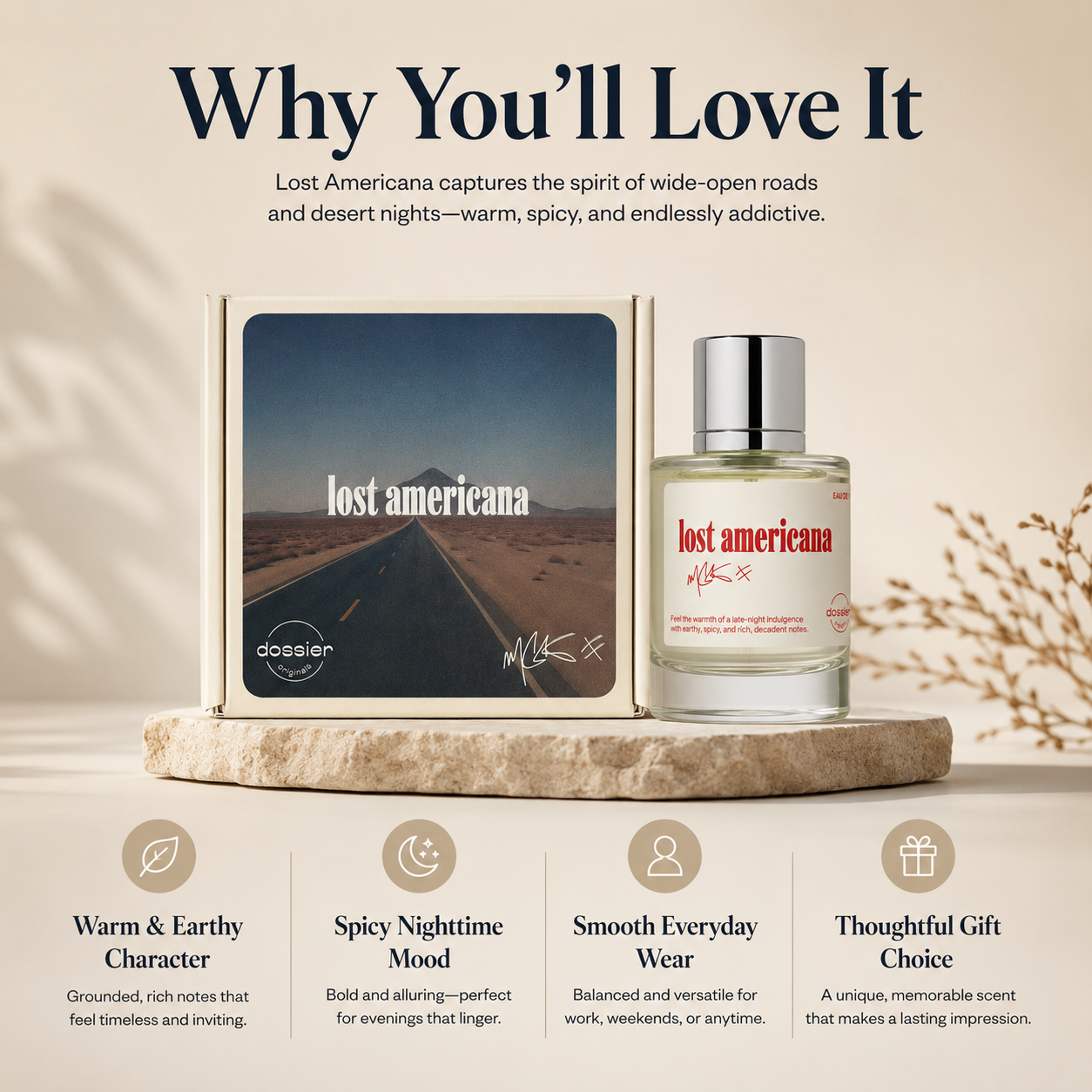 Dossier Originals - Lost Ameri - Fragrance Long Lasting Perfume บทวิจารณ์และราคา