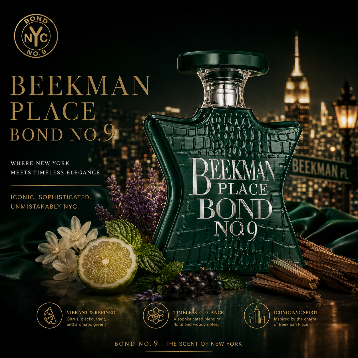 Bond No.9 Beekman Place Eau De - Perfume Adrien Fragrance บทวิจารณ์และราคา