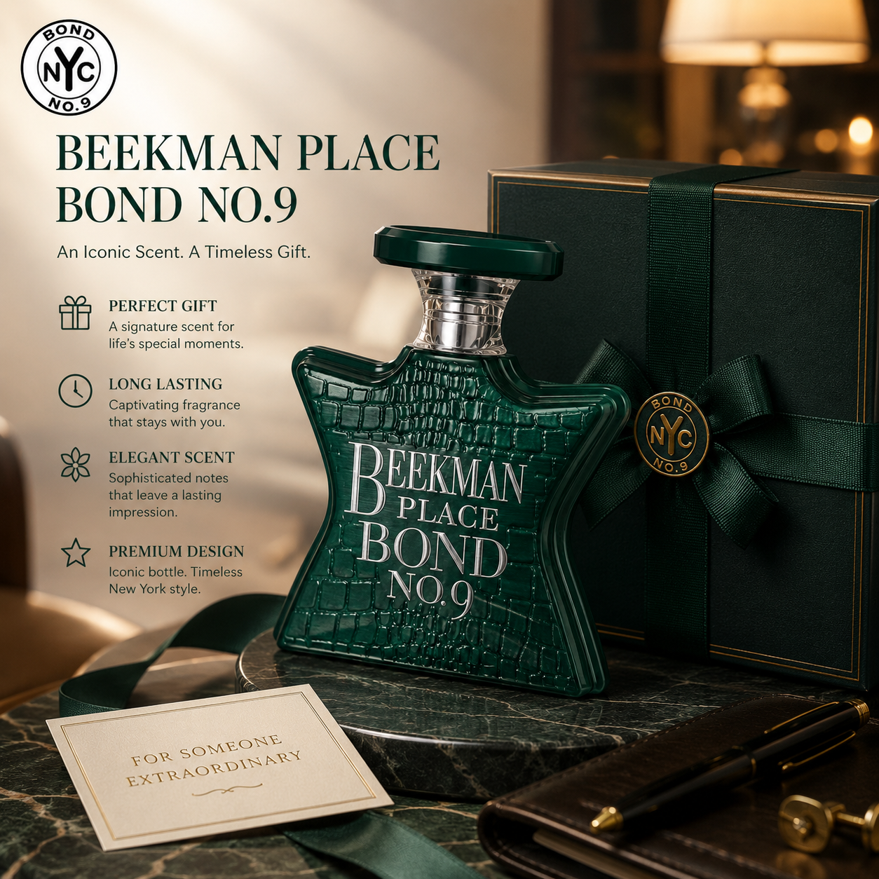 Bond No.9 Beekman Place Eau De - Perfume Adrien Fragrance บทวิจารณ์และราคา