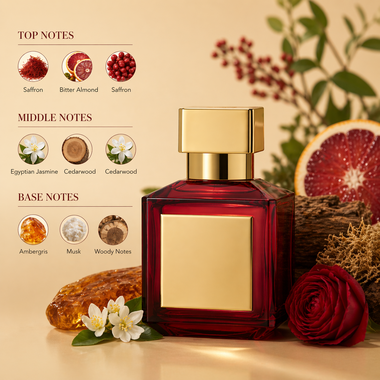Rouge 540 Eau De Parfum Luxury - Perfume Adrien Fragrance บทวิจารณ์และราคา