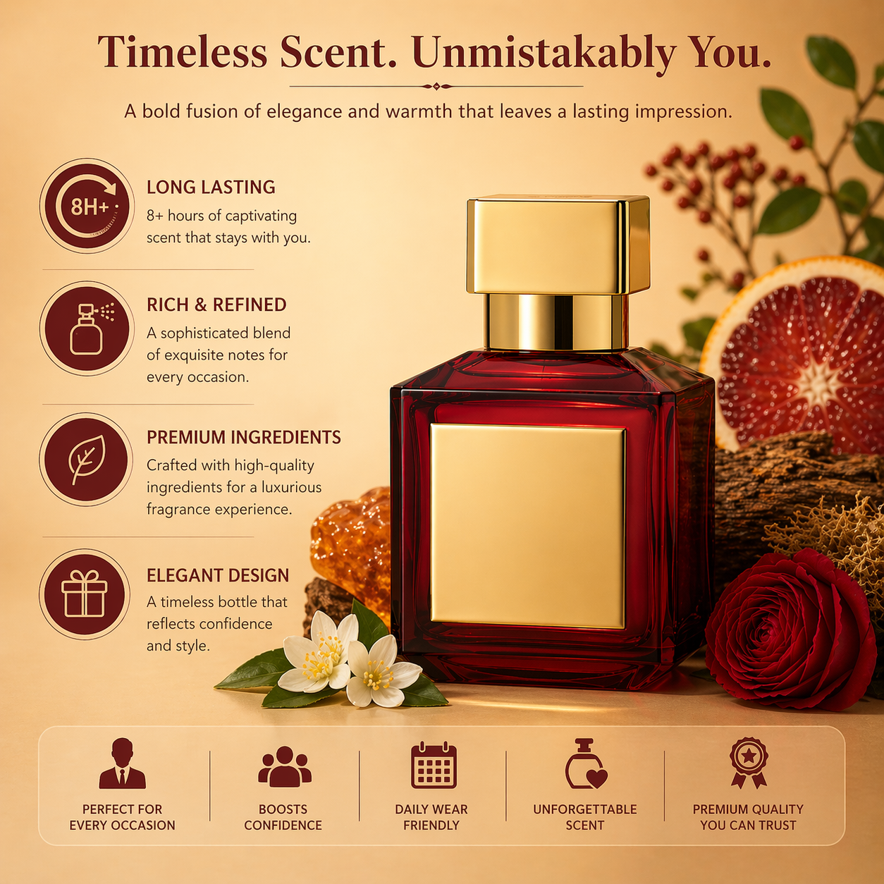 Rouge 540 Eau De Parfum Luxury - Perfume Adrien Fragrance บทวิจารณ์และราคา