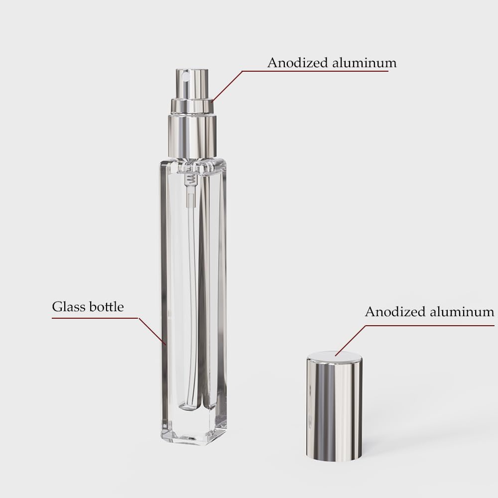 5-Piece Cologne Atomizer Empty - Perfume Fragrance Difference บทวิจารณ์และราคา