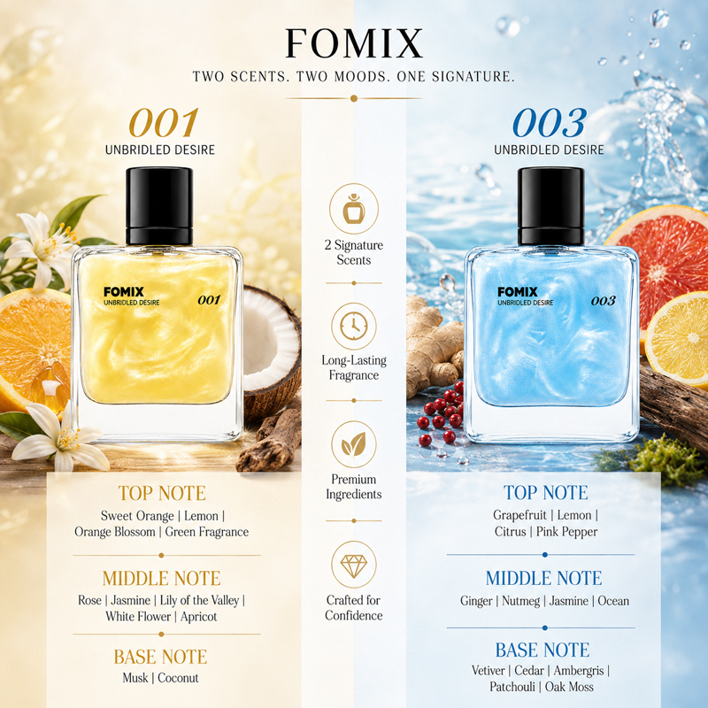 FOMIX 2PCS Men's Perfume Set,  - Fragrance Long Lasting Perfume บทวิจารณ์และราคา