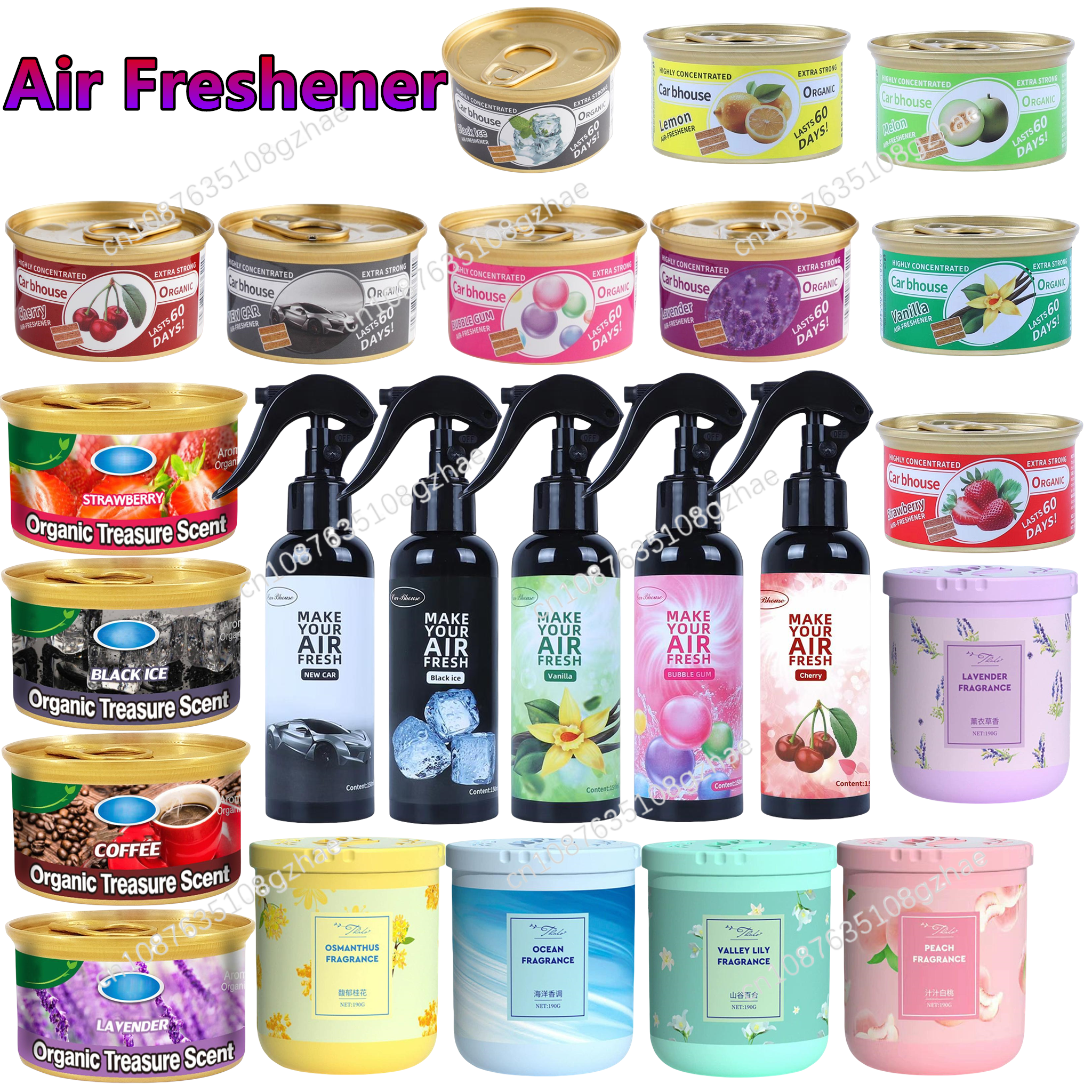 Car Interior Air Freshener Deo - Perfume Fragrance Time บทวิจารณ์และราคา