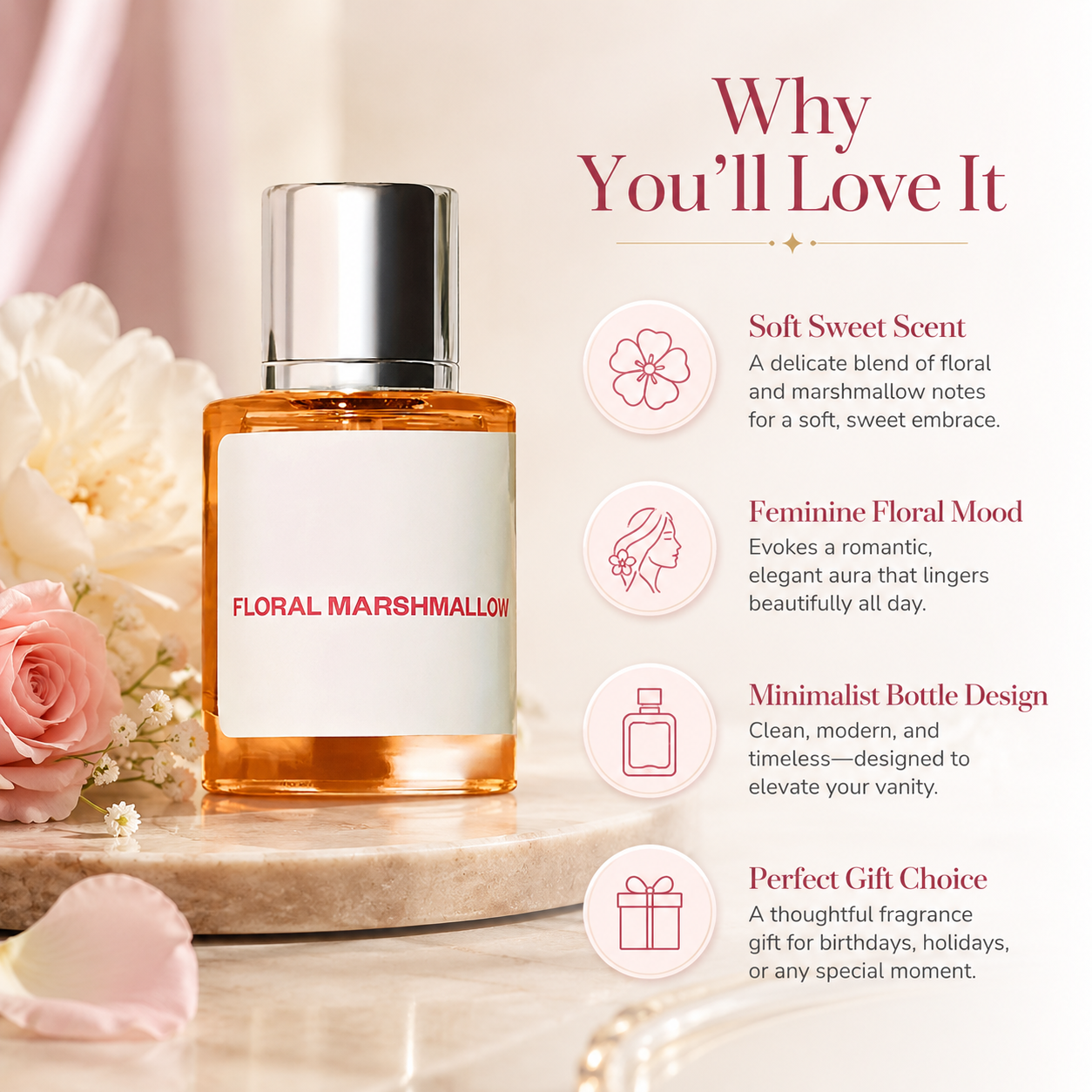 Floral Marshmallow Eau De Parf - Perfume Adrien Fragrance บทวิจารณ์และราคา