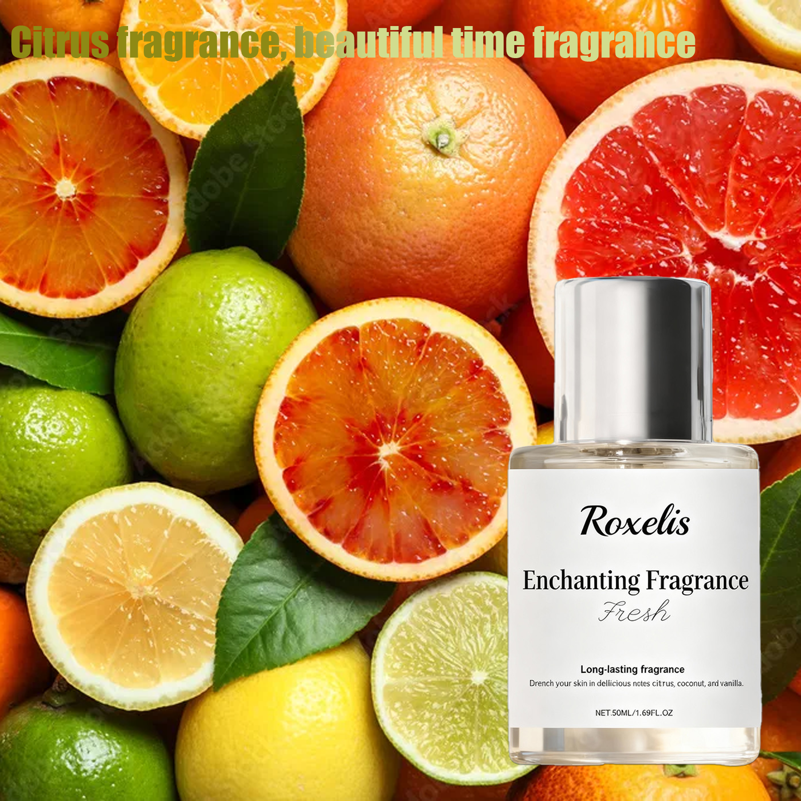 Roxelis Citrus Floral Happy Ti - Perfume Fragrance Time บทวิจารณ์และราคา