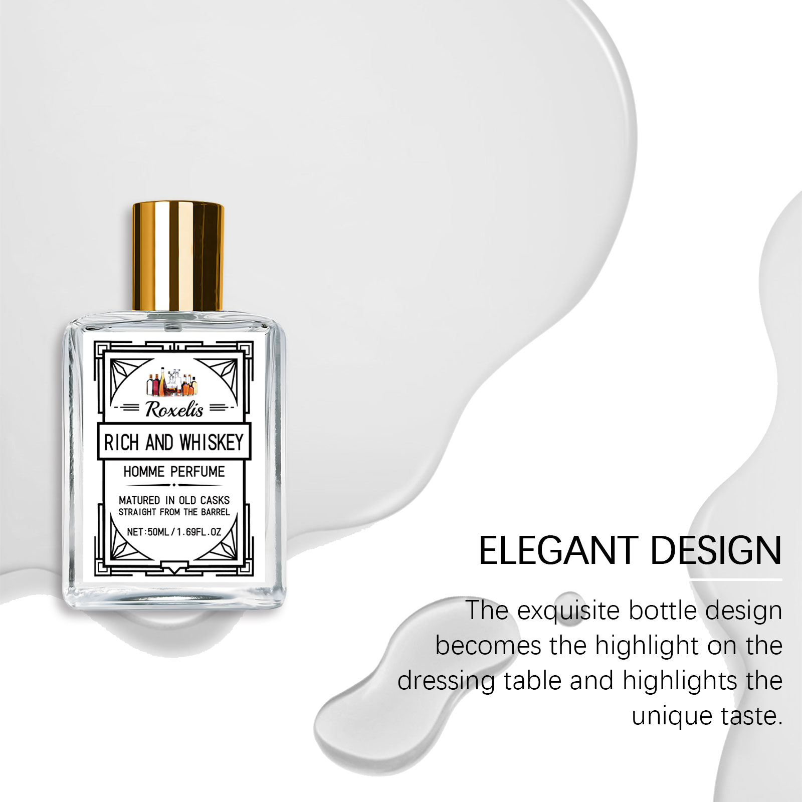 Roxelis 50ml Charm Whisky Men' - Perfume Adrien Fragrance บทวิจารณ์และราคา