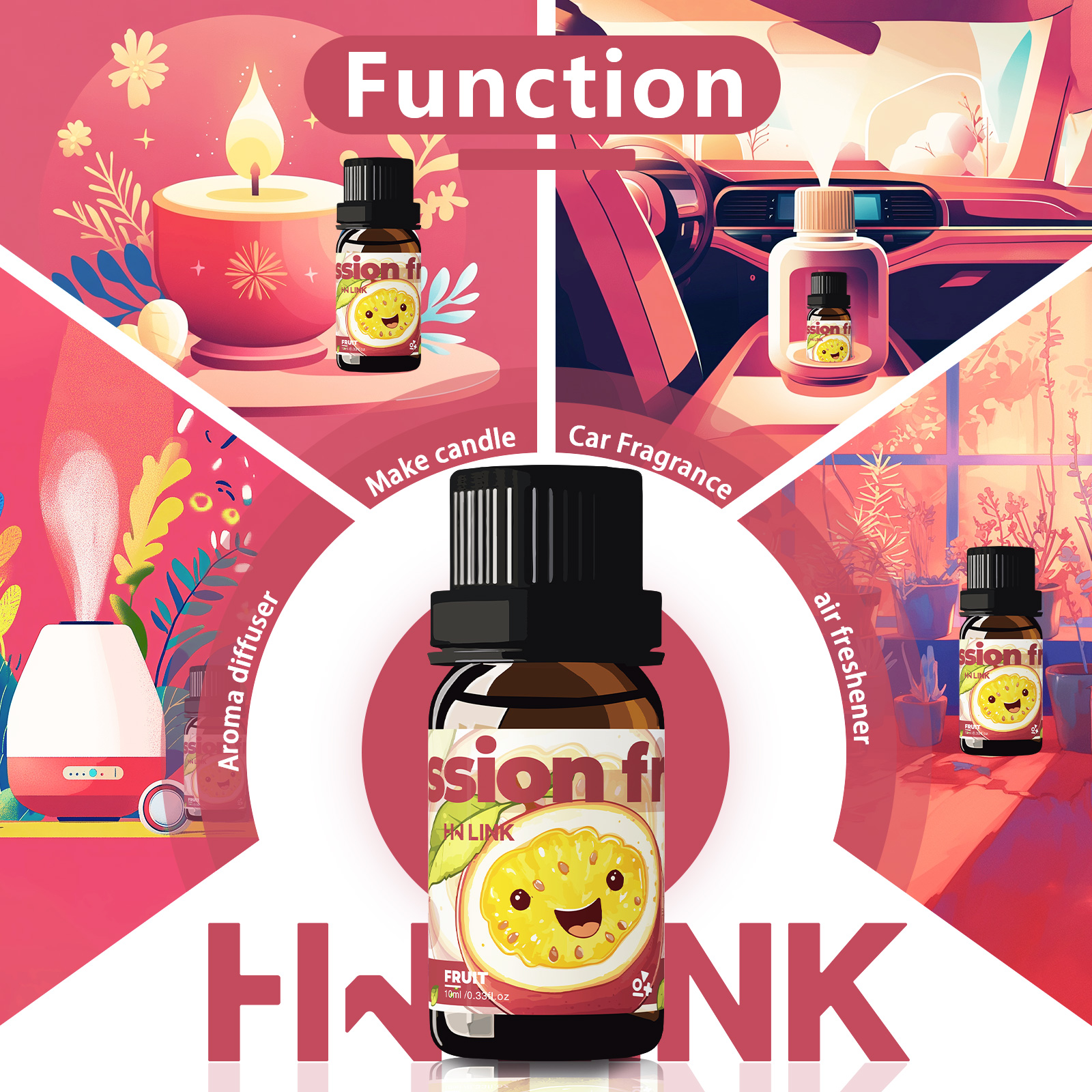 Passion Fruit Essential Oil 10 - Passion Fragrance Perfume บทวิจารณ์และราคา